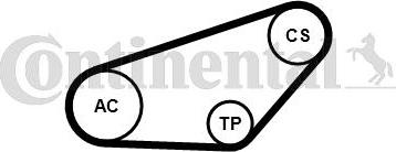 Contitech 4PK841K1 - Kit Cinghie Poly-V autozon.pro