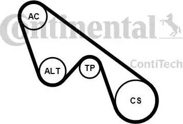 Continental 5PK1150K1 - Kit Cinghie Poly-V autozon.pro