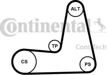 Continental 5PK1110K1 - Kit Cinghie Poly-V autozon.pro