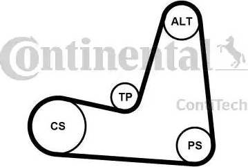 Continental 5PK1135K1 - Kit Cinghie Poly-V autozon.pro