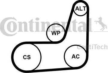 Continental 6PK1029 ELAST T2 - Kit Cinghie Poly-V autozon.pro