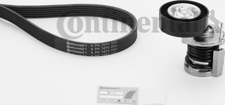 Contitech 6 PK 1070 K1 - Kit Cinghie Poly-V autozon.pro