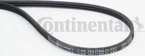 Contitech 3PK762 ELAST - Cinghia Poly-V autozon.pro