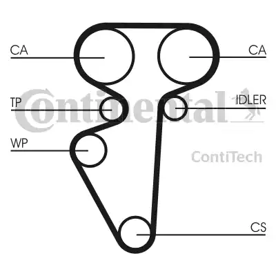 Continental CT996 - Cinghia dentata autozon.pro