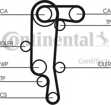 Continental CT944 - Cinghia dentata autozon.pro