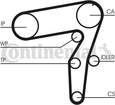 CONTITECH CT968K1 - Kit cinghie dentate autozon.pro