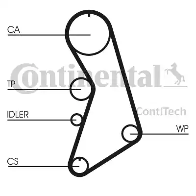 Continental CT909K10 - Kit cinghie dentate autozon.pro