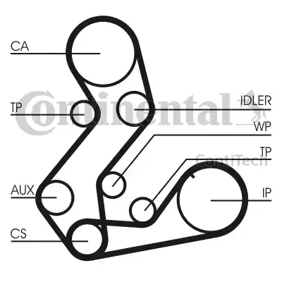 Continental CT901(SET) - Cinghia dentata autozon.pro