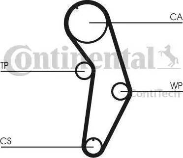 Continental CT908WP2 - Pompa acqua + Kit cinghie dentate autozon.pro