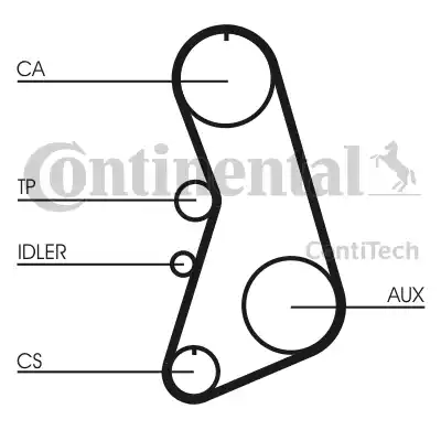 Continental CT919 - Cinghia dentata autozon.pro