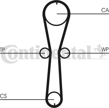 Contitech CT915WP3 - Pompa acqua + Kit cinghie dentate autozon.pro