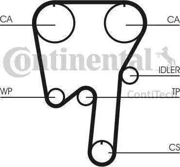 Continental CT981K1 - Kit cinghie dentate autozon.pro