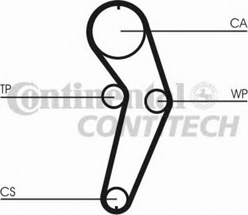 Contitech CT988K1 - Kit cinghie dentate autozon.pro