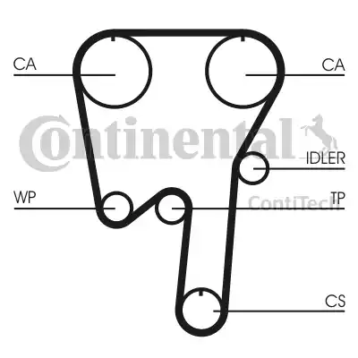 Continental CT982 - Cinghia dentata autozon.pro