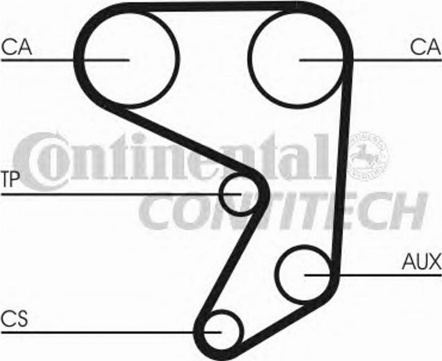 Contitech CT598K1 - Kit paraolio, Motore autozon.pro