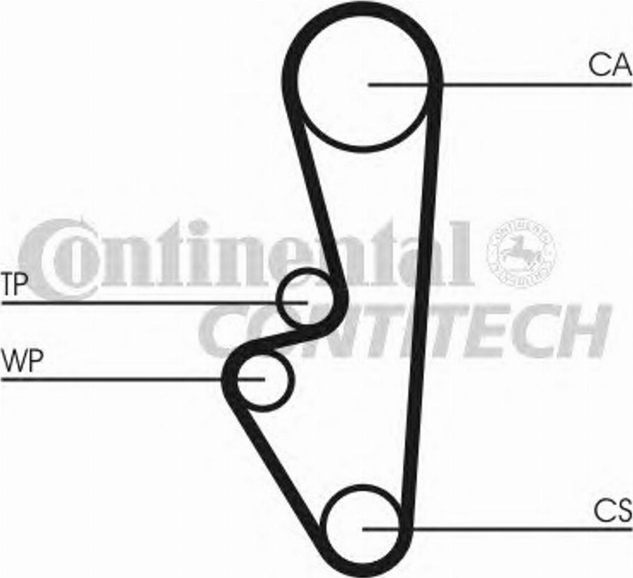 Contitech CT548 - Cinghia dentata autozon.pro