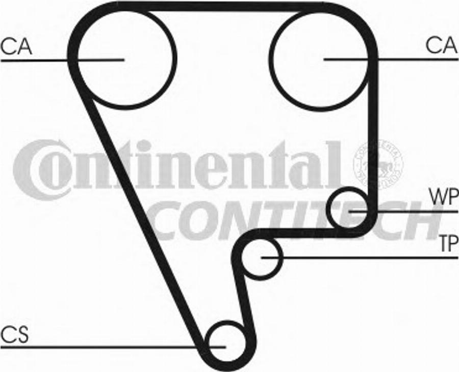 Contitech CT556 - Cinghia dentata autozon.pro