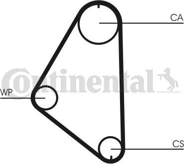 Contitech CT 558 - Cinghia dentata autozon.pro