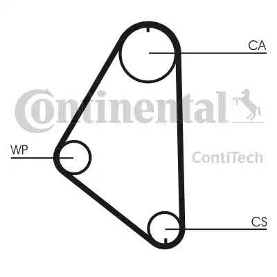 Continental CT558 - Cinghia dentata autozon.pro