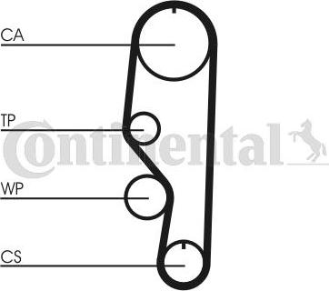 Contitech CT 557 - Cinghia dentata autozon.pro