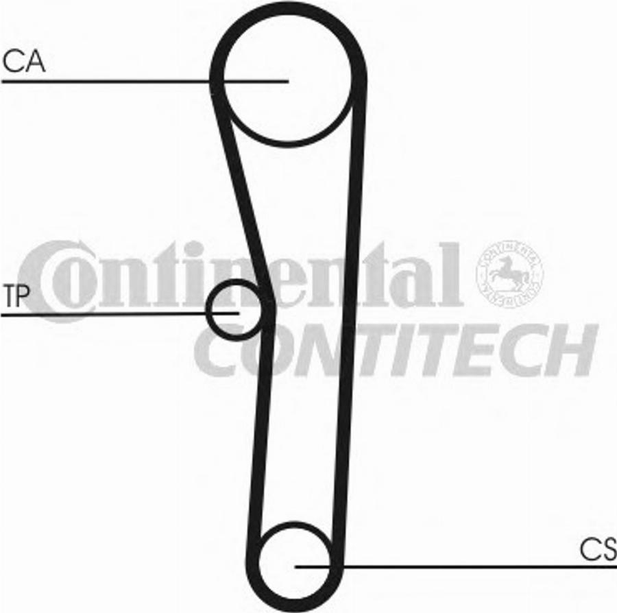 Contitech CT562K1 - Kit cinghie dentate autozon.pro