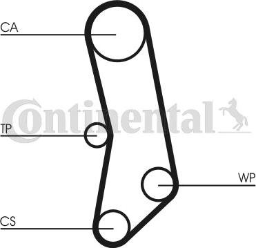 Contitech CT503WP1 - Pompa acqua + Kit cinghie dentate autozon.pro