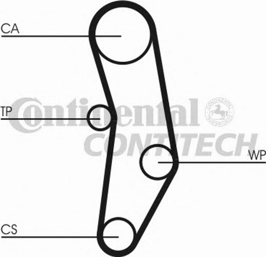 Contitech CT580 - Cinghia dentata autozon.pro