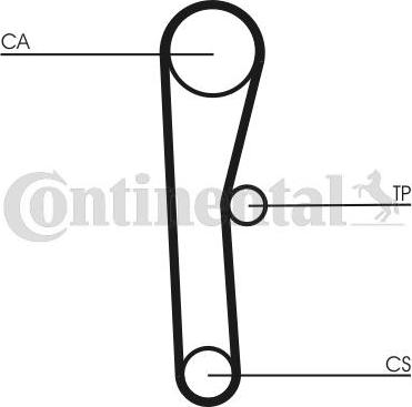 Contitech CT 536 - Cinghia dentata autozon.pro