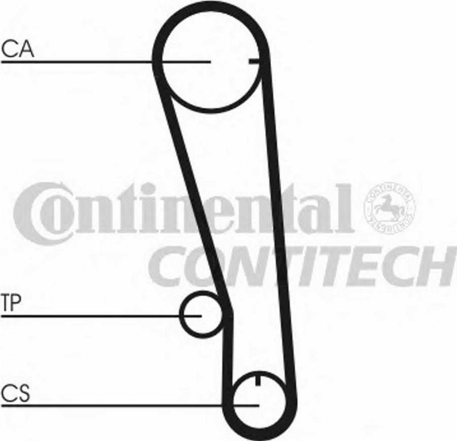 Contitech CT665K1 - Kit cinghie dentate autozon.pro