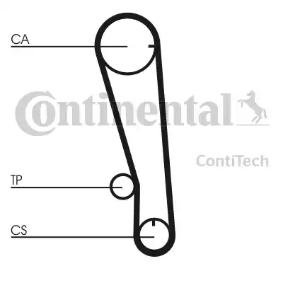 Continental CT665 - Cinghia dentata autozon.pro