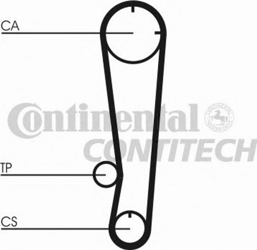 Contitech CT603K1 - Kit cinghie dentate autozon.pro