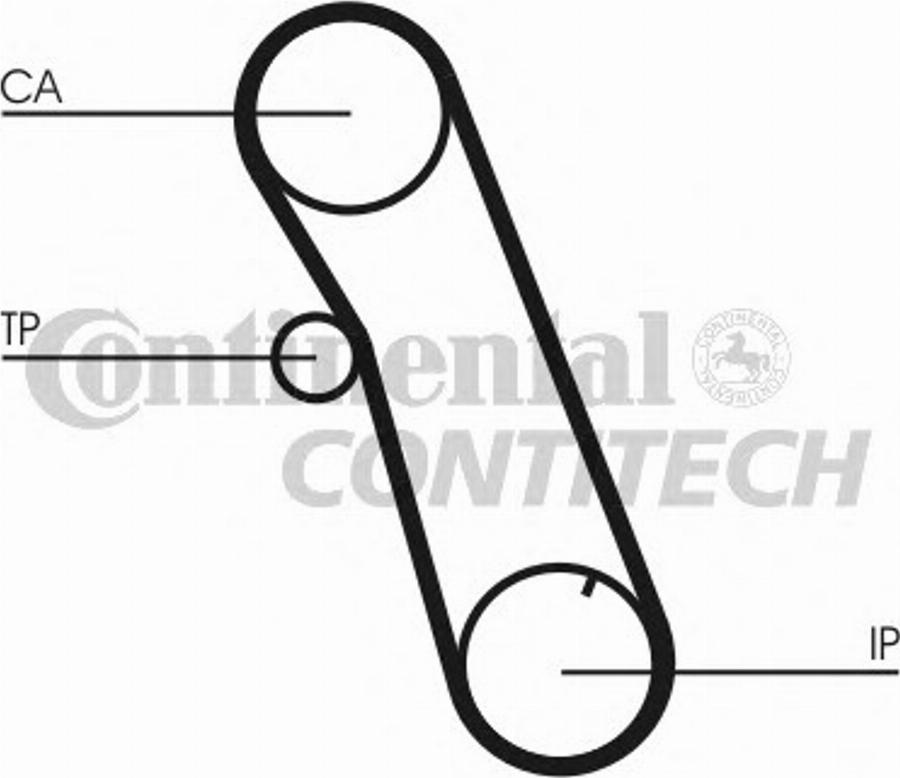 Contitech CT616K1 - Kit cinghie dentate autozon.pro