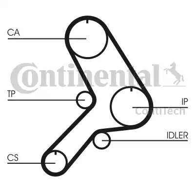 Continental CT619 - Cinghia dentata autozon.pro