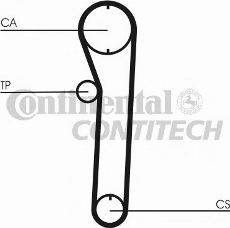 Contitech CT680K1 - Kit cinghie dentate autozon.pro