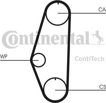 Continental CT629 - Cinghia dentata autozon.pro