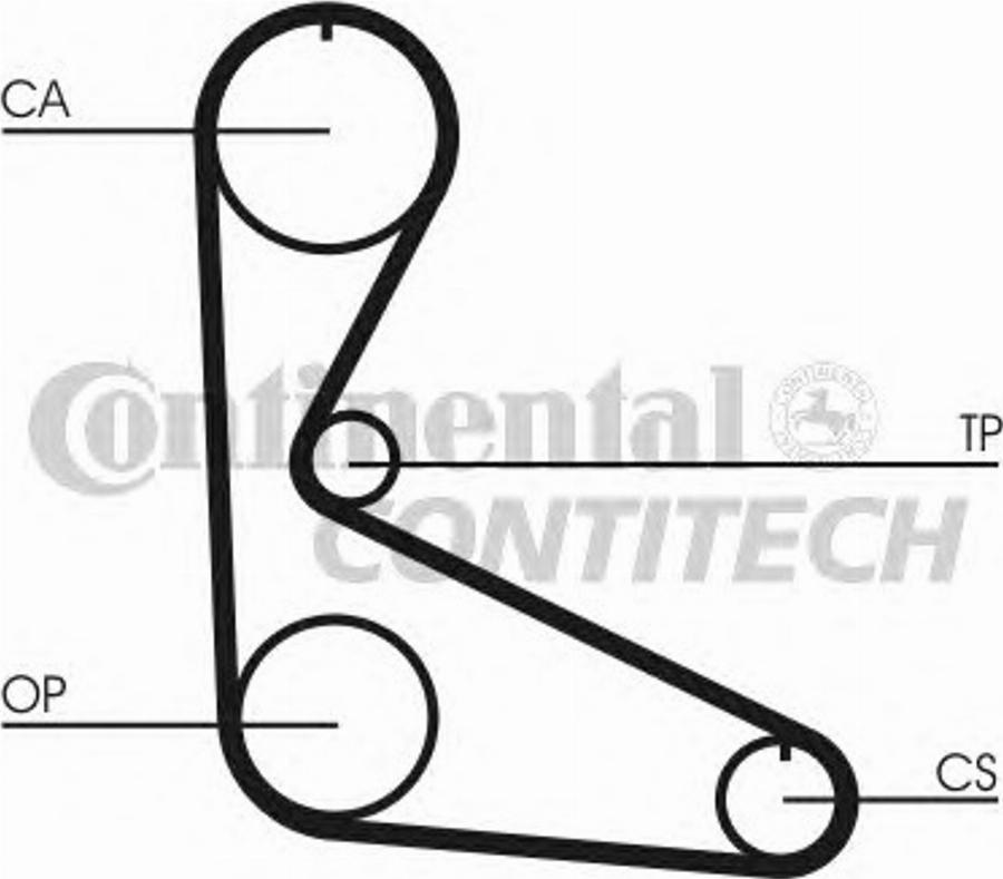 Contitech CT626K2 - Kit cinghie dentate autozon.pro