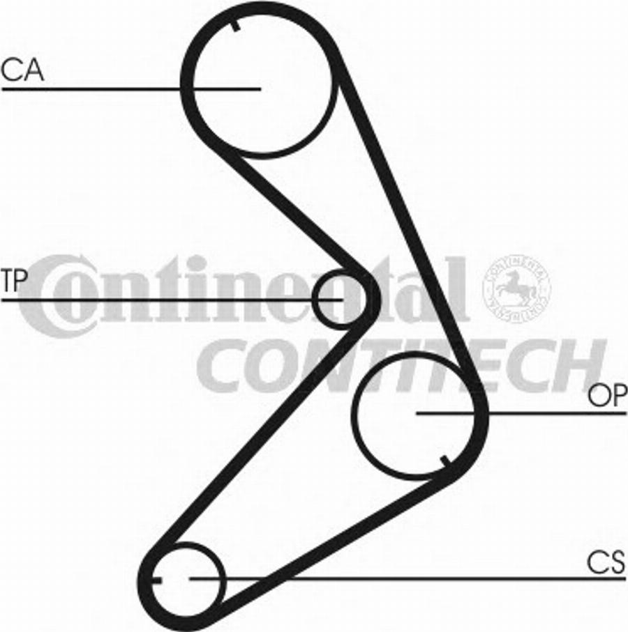 Contitech CT676K1 - Kit cinghie dentate autozon.pro