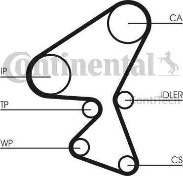 Continental CT1092 - Cinghia dentata autozon.pro