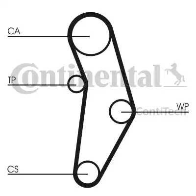 Continental CT 1049 - Cinghia dentata autozon.pro