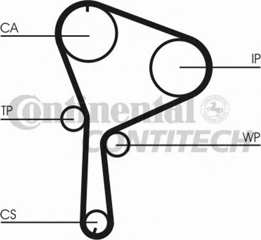 Contitech CT1064WP1 - --- autozon.pro