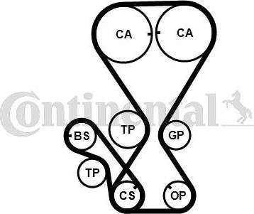 Contitech CT1000K2PRO - Kit cinghie dentate autozon.pro