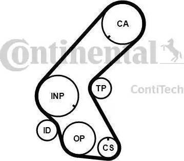 Continental CT 1078 - Cinghia dentata autozon.pro