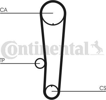 Contitech CT 1017 - Cinghia dentata autozon.pro