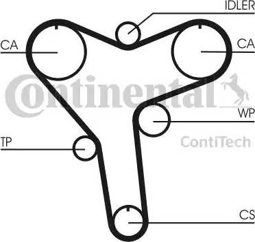 Continental CT1029 - Cinghia dentata autozon.pro