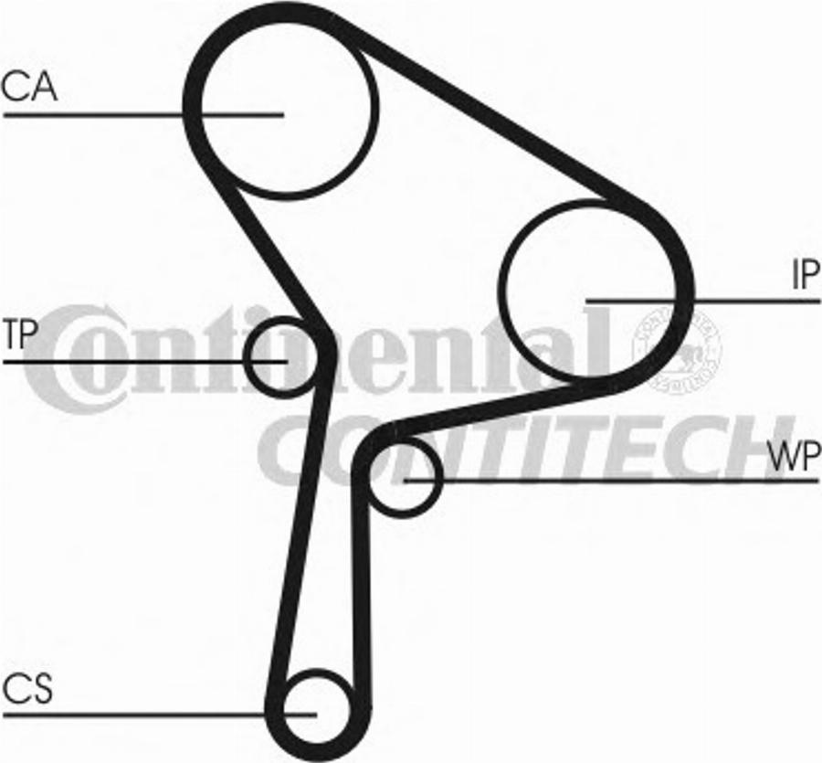 Contitech CT1025WP1 - --- autozon.pro