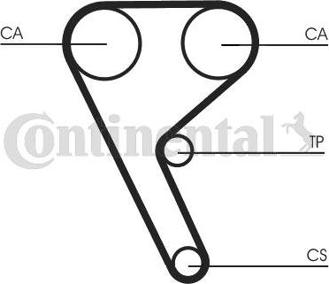 Contitech CT 1157 - Cinghia dentata autozon.pro