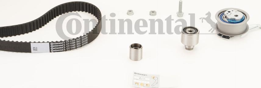 Contitech CT 1168 K3 - Kit cinghie dentate autozon.pro