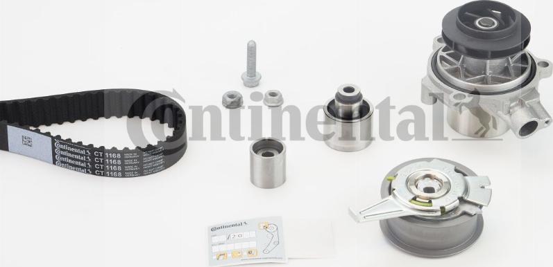 Contitech CT 1168 WP6 - Pompa acqua + Kit cinghie dentate autozon.pro