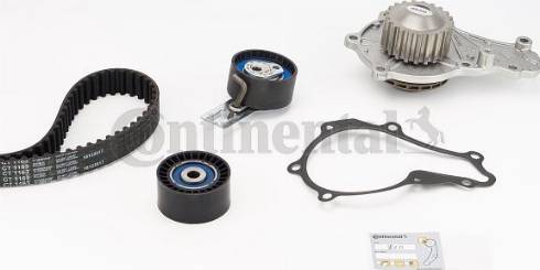 Continental CT1163WP1 - Kit cinghie dentate autozon.pro