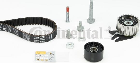 Contitech CT 1106 K1 - Kit cinghie dentate autozon.pro